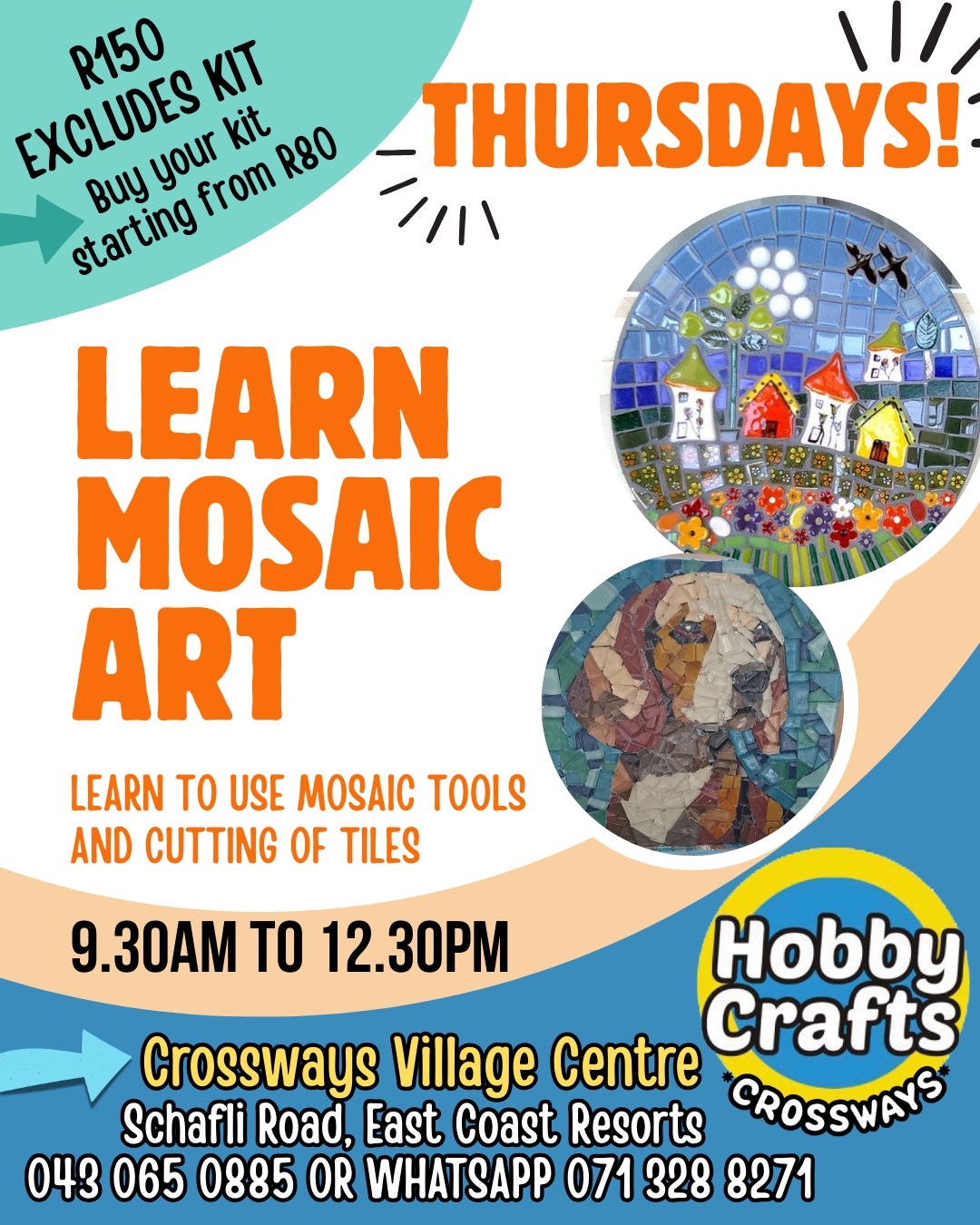 Learn to Moasic Thursday Sept 2025 Art Painting